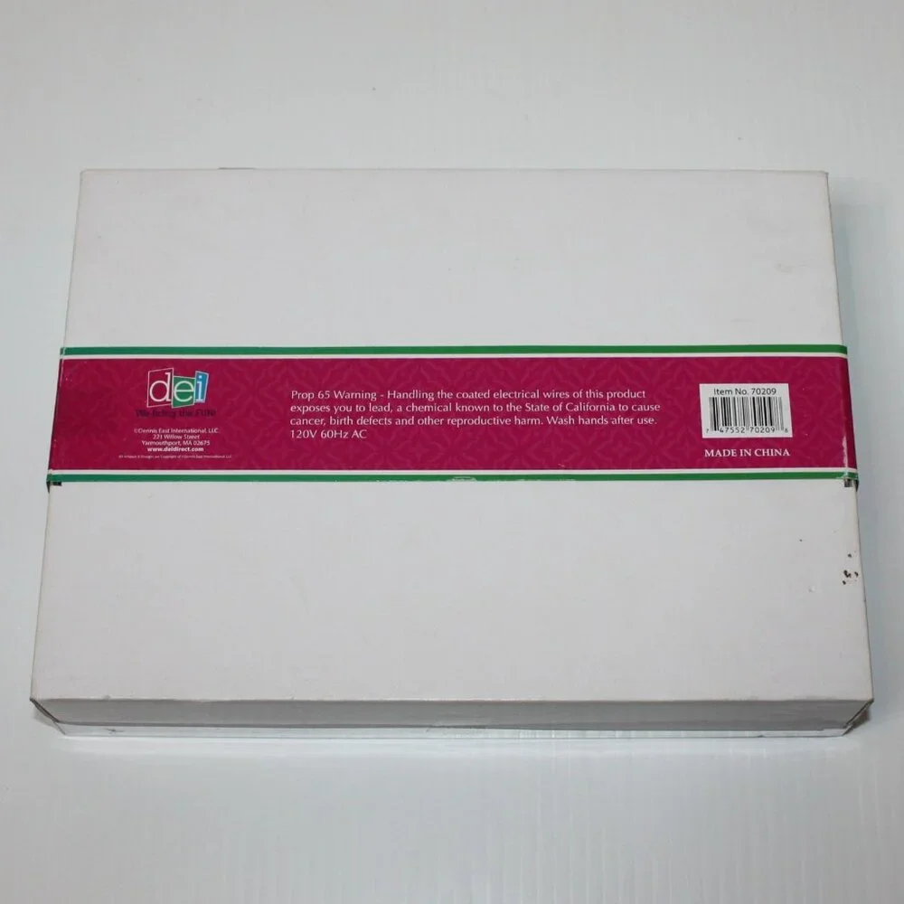 DEI Pineapple String Lights for Indoor and Outdoor Use 8.5' Length New in Box